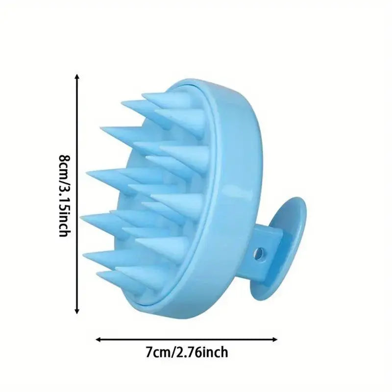 Silicone Scalp Massager, 1 Count Manual Scalp Massage Brush, Hair Scalp Massage Tool, Scalp Scrubber, Hair Combing Brush, Shower Massaging Brush, Shampoo Scrubber, Body Care Tool, Head Massagers