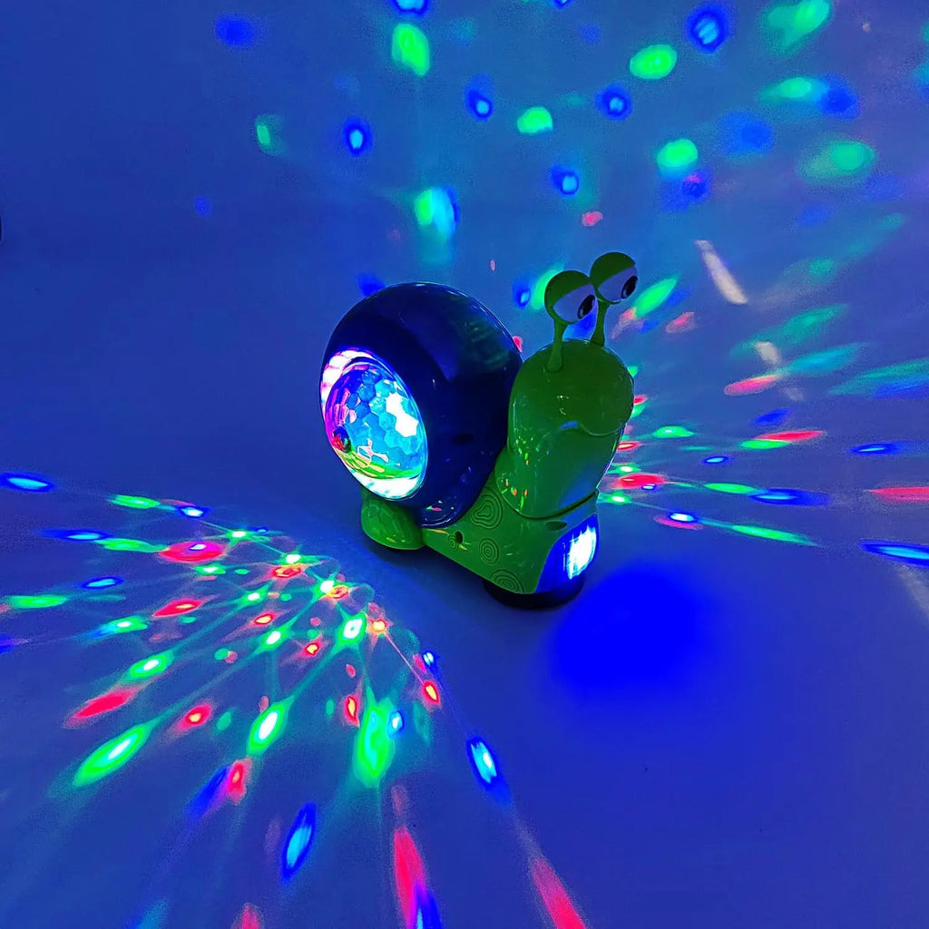Crawling Snail Baby Toy Walking Tummy Time Dancing Early Educational Interactive Musical Light Toys Toddler for Kids Gifts