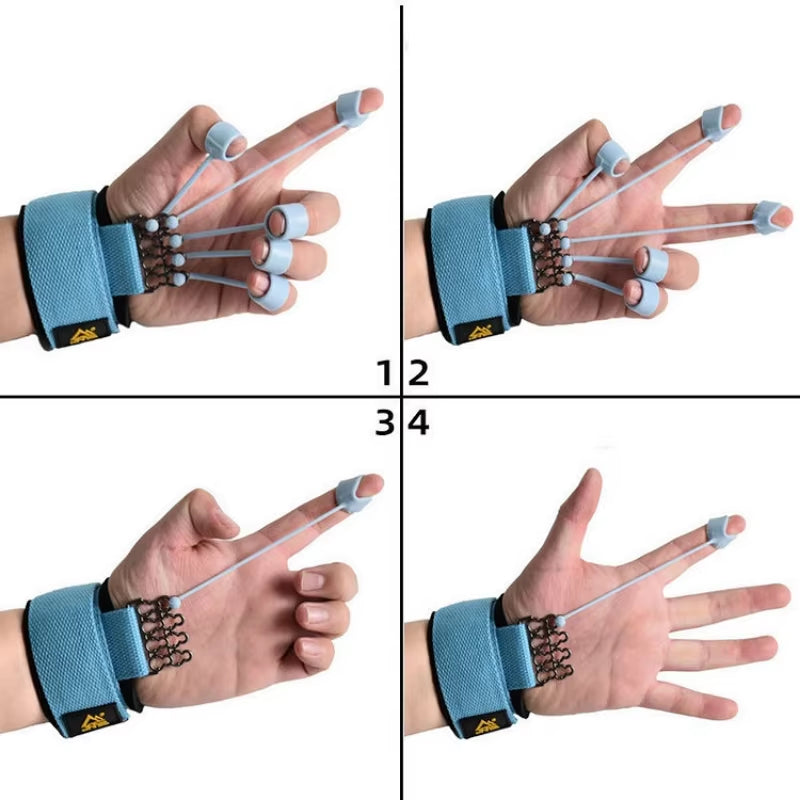 Finger Flexion Extension Rehabilitation Training Equipment Musical Instrument Finger Power Exerciser Silicone Portable Hand Grip