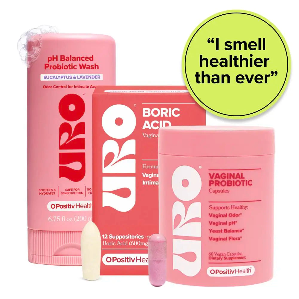 O Positiv Best Selling Bundle - Ph Balanced Probiotic Wash, Gentle Ph for Freshness, & BA for Fast Relief