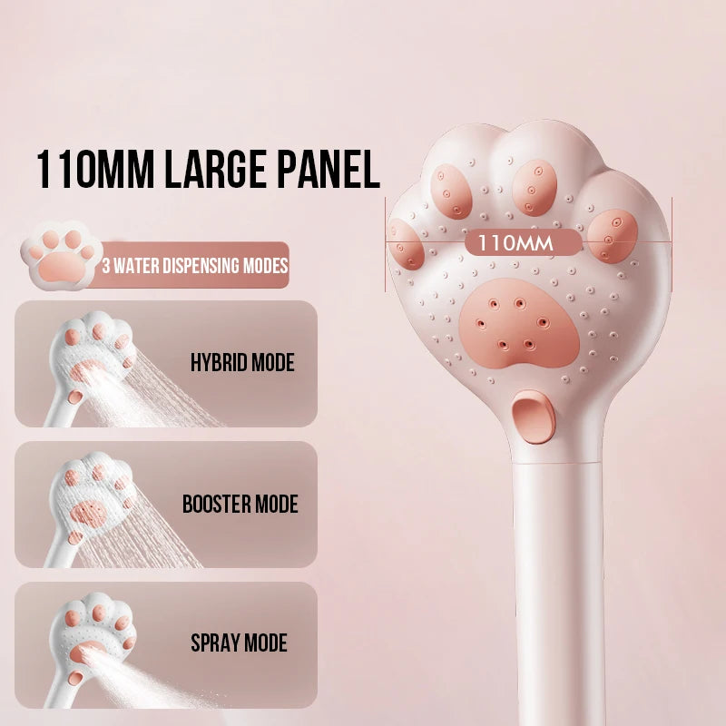 3 Modes High Pressure Shower Head, Water Saving,Adjustable Showerhead Sprayer Home Bathroom Accessories