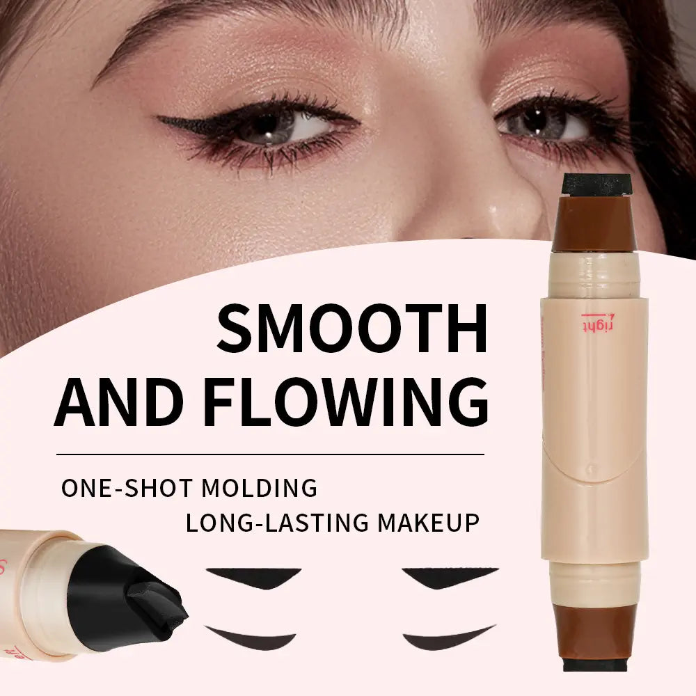 Rotating Eyeliner Stamp Pen – Dual-Head Design with Wing Stamp, Quick-Dry, Long-Lasting, Smudge-Proof for Easy Cat Eye, Sharp Winged Lines and All-Day Makeup Wear, Enhance Eye Makeup, Liquid Eyeliner, Eye Makeup Products