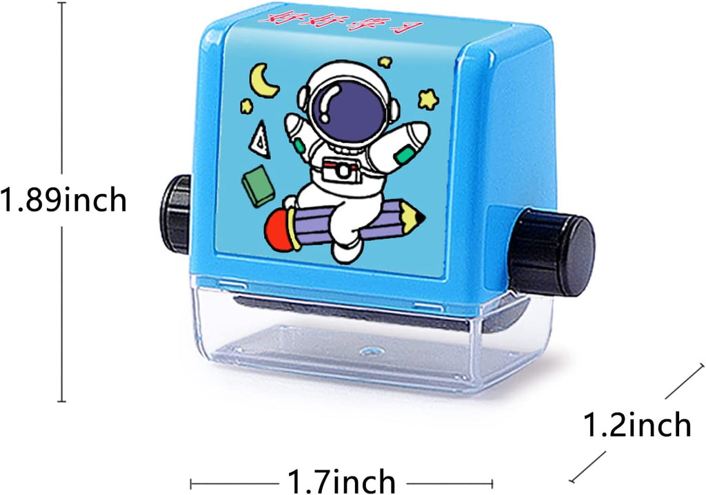 4PCS Smart Math Stamp Set – Reusable Roller Tools for Addition, Subtraction, Multiplication & Division Practice, Educational Supplies for Kids, Preschool & Classroom Use