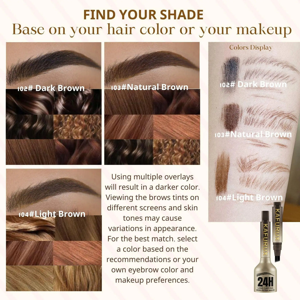 Long Lasting Liquid Eyebrow Pen with Brush, Eye Brow Pens, 1 Count Waterproof, Easy Coloring, Eye Brow Makeup Tool, Eyebrow Makeup Products, Eyebrow Tint Kit, Eyebrow Mascara, Tinted Brow Gel, Eyebrow Dye
