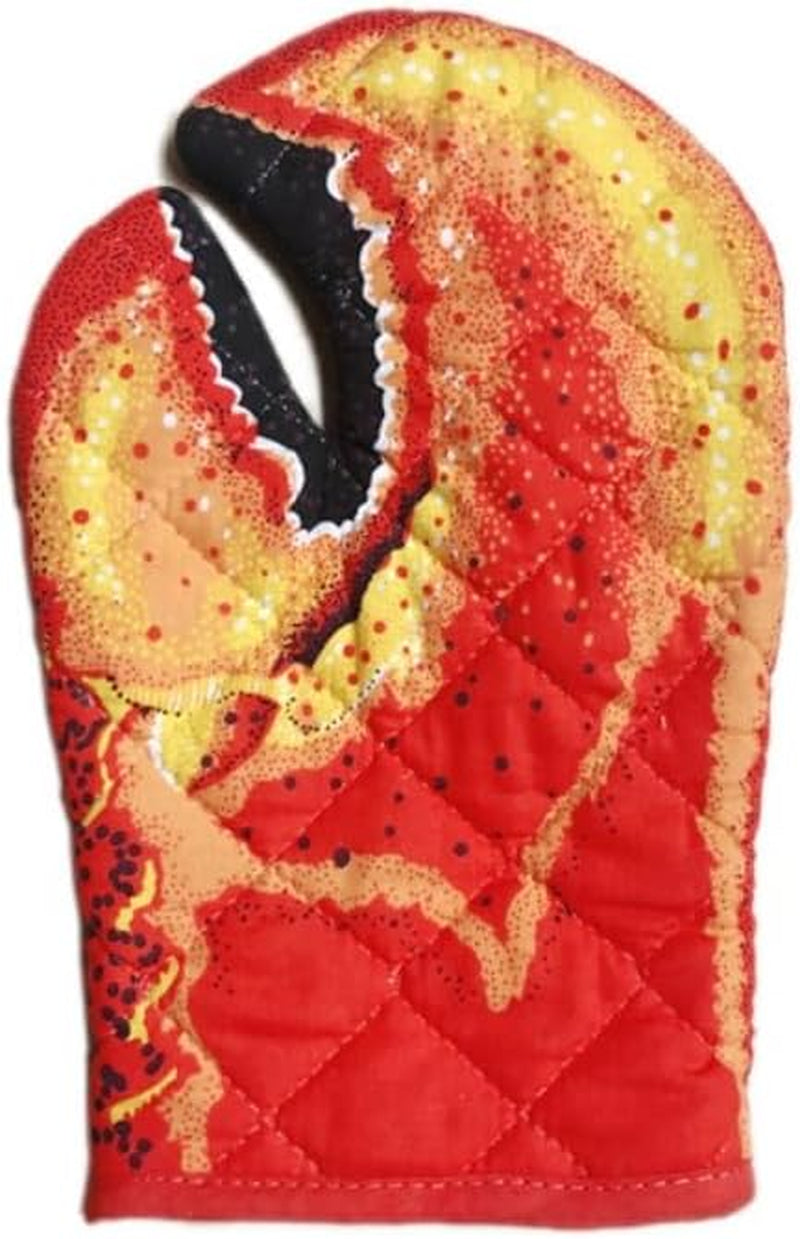 Oven Mitts, Crab Shape Oven Gloves, Heat Resistant Oven Gloves Cute Crab Claw Kitchen Gloves Microwave Mittens, Baking Grilling Cooking Gloves