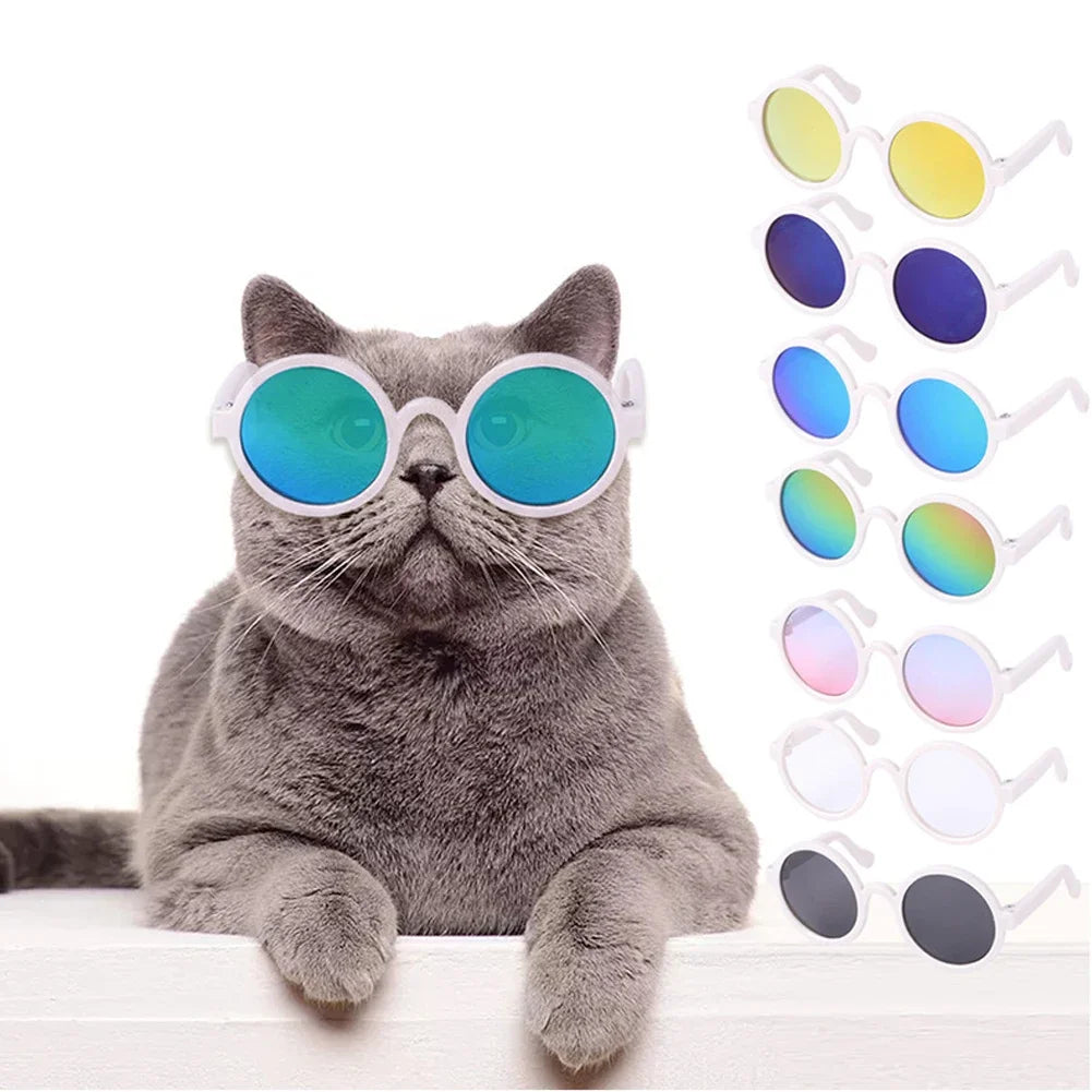 Pet Accessories Cat Glasses Photography Kitten Glasses Small Dog Sunglasses Puppy Cat Sunglasses Cosplay Costume Photos Props