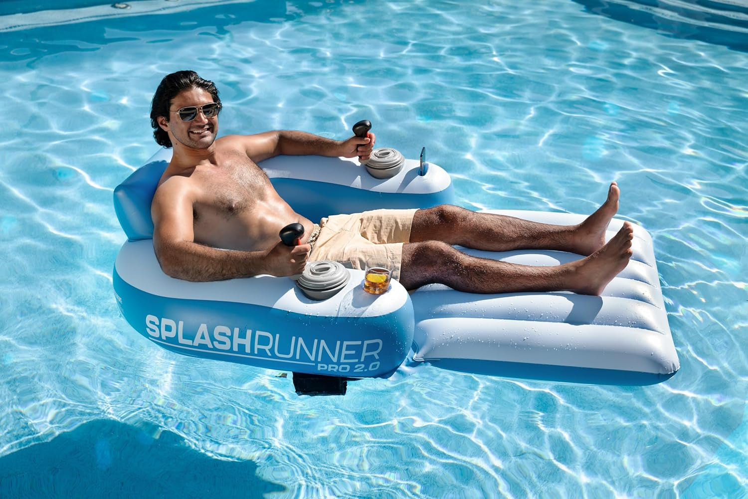 Splash Runner Pro 3.0 - Motorized Pool Float for Adults