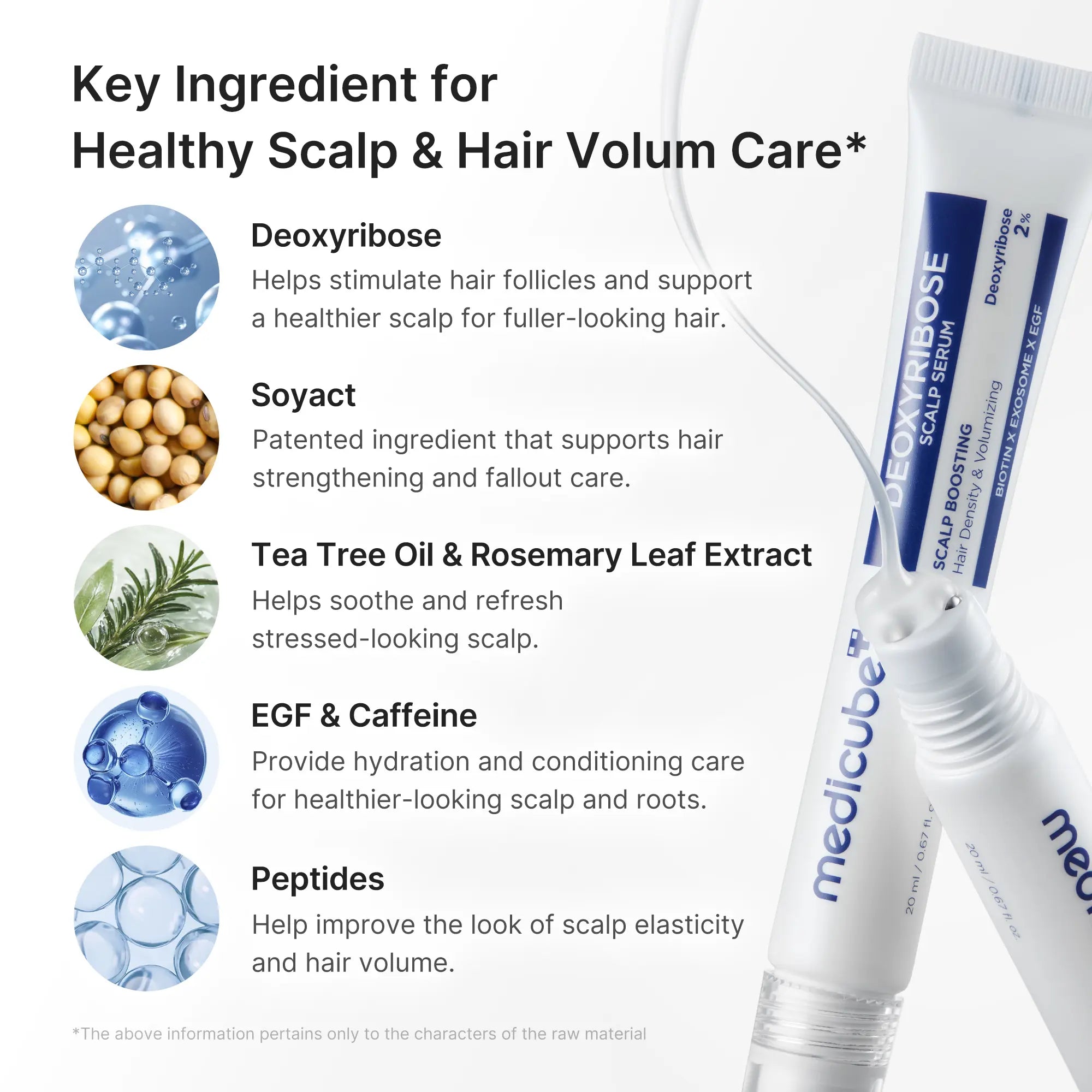 [Medicube] Deoxyribose Scalp Serum | for Fuller-Looking Hair & Scalp Strengthening Roll-On Serum | Deoxyribose, Rosemary, EGF, Caffeine for Fine, Thin Hair | Korean Hair Care, K-Beauty