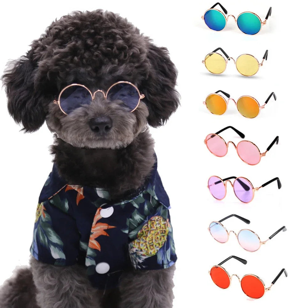 Pet Accessories Cat Glasses Photography Kitten Glasses Small Dog Sunglasses Puppy Cat Sunglasses Cosplay Costume Photos Props