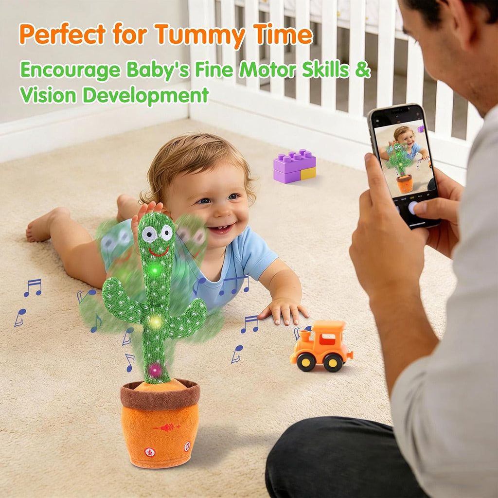 Dancing Talking Cactus Toy, Singing Cactus Baby Toy Stuffed Animals